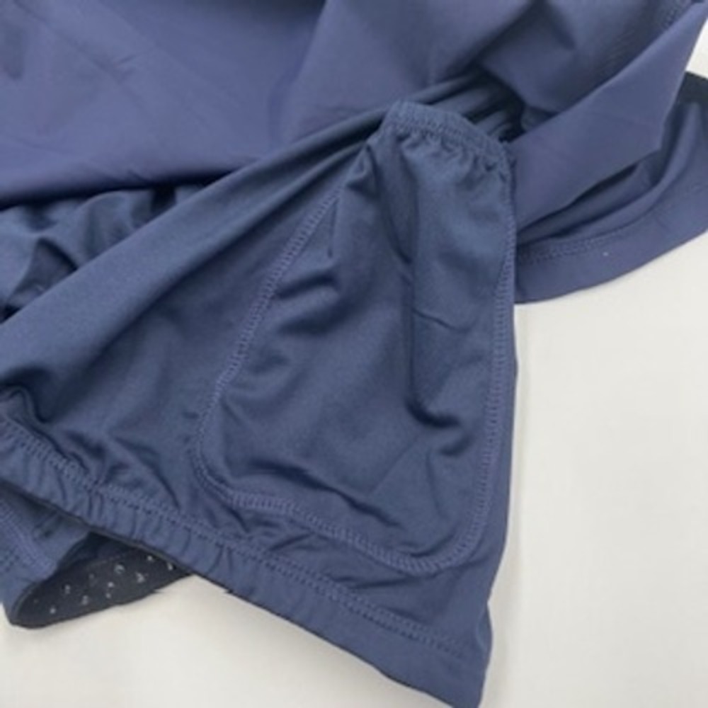 ISEEGZ Women Navy Blue Athletic Skort XL Built-in Shorts Pocket Drawstring NEW - Picture 5 of 8